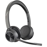 Wireless Bluetooth Headset - VOYAGER 4320 UC V4320-M C for Computer & Mobile with Mic