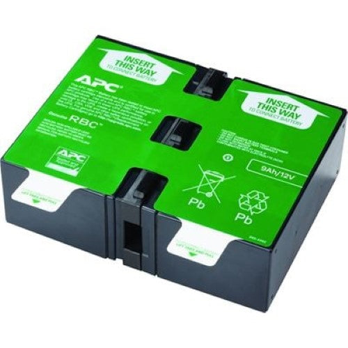 APC APCRBC124 Replacement Battery Cartridge - Reliable UPS Power, Hot Swappable, 3-5 Year Life