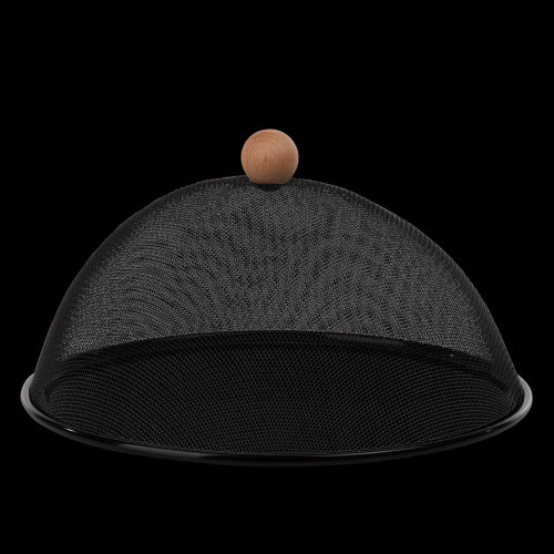 Kitchen Mesh Food Cover - 30 x 16cm (Black)