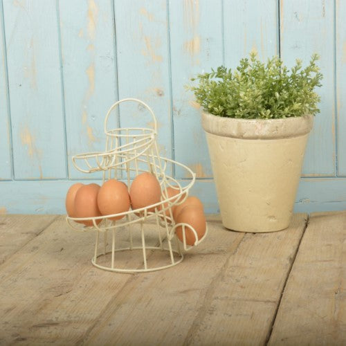 Egg Holder - Metal Spiral (18 x 18 x 22cm)