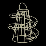 Egg Holder - Metal Spiral (18 x 18 x 22cm)