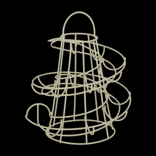 Egg Holder - Metal Spiral (18 x 18 x 22cm)