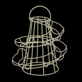 Egg Holder - Metal Spiral (18 x 18 x 22cm)