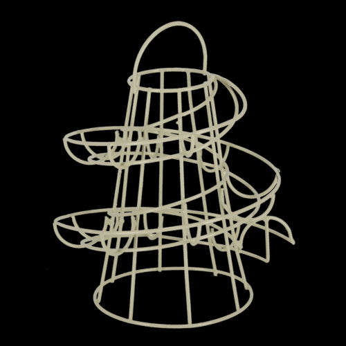 Egg Holder - Metal Spiral (18 x 18 x 22cm)