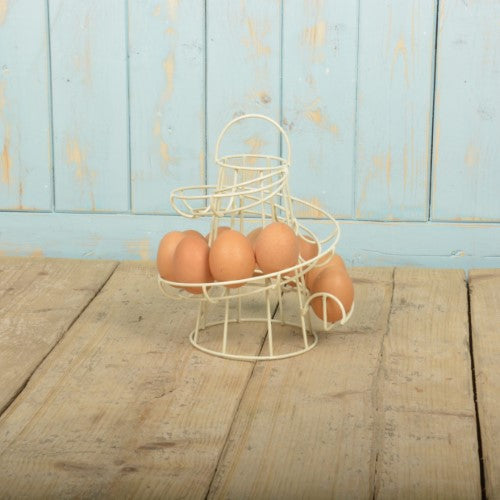 Egg Holder - Metal Spiral (18 x 18 x 22cm)
