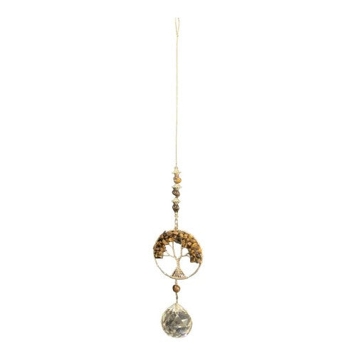Tree Of Life Crystal Tiger Eye Grounding