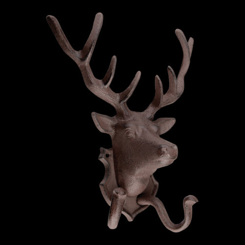 Wall Hook - Cast Iron Deer (22 x 10 x 28cm)