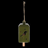 Wind Chime - 50/S Green 11 x 11 x 24cm (Set of 3 Assorted)