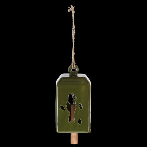 Wind Chime - 50/S Green 11 x 11 x 24cm (Set of 3 Assorted)