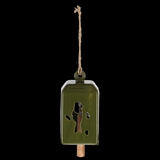 Wind Chime - 50/S Green 11 x 11 x 24cm (Set of 3 Assorted)