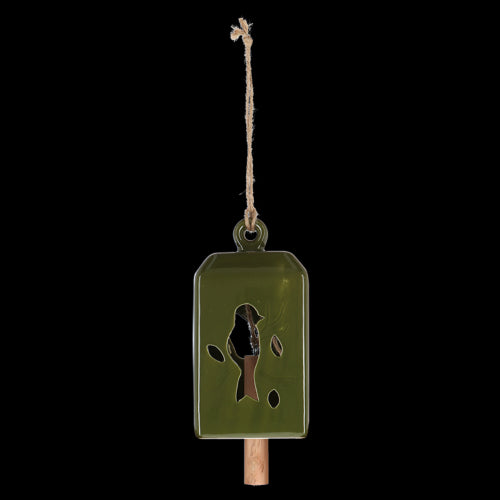 Wind Chime - 50/S Green 11 x 11 x 24cm (Set of 3 Assorted)