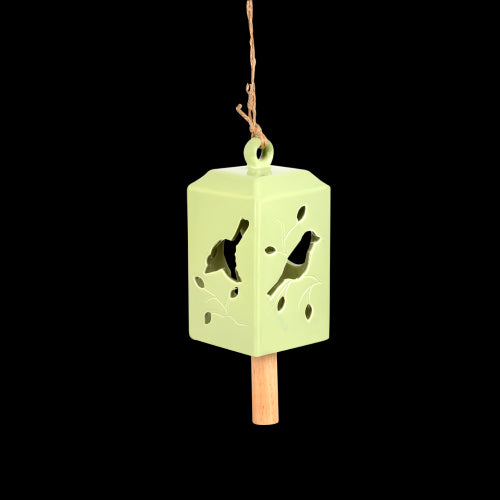 Wind Chime - 50/S Green 11 x 11 x 24cm (Set of 3 Assorted)