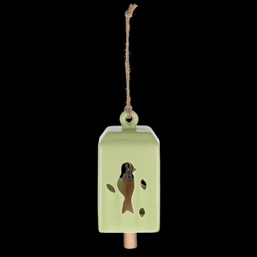 Wind Chime - 50/S Green 11 x 11 x 24cm (Set of 3 Assorted)