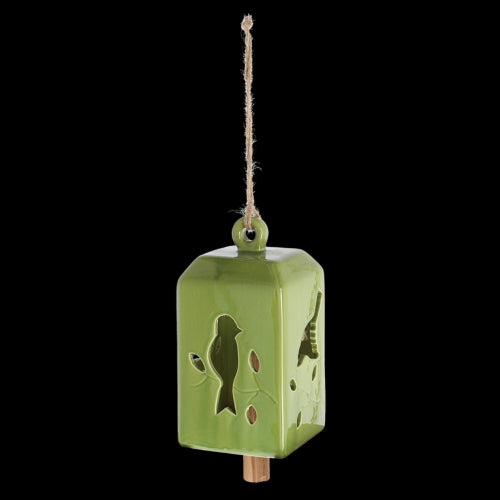 Wind Chime - 50/S Green 11 x 11 x 24cm (Set of 3 Assorted)