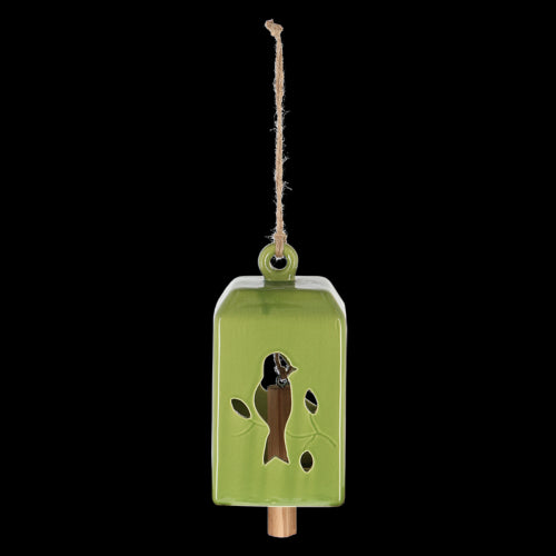 Wind Chime - 50/S Green 11 x 11 x 24cm (Set of 3 Assorted)
