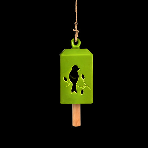 Wind Chime - 50/S Green 11 x 11 x 24cm (Set of 3 Assorted)