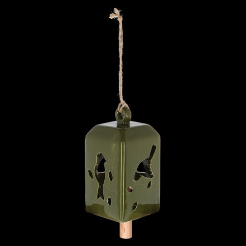 Wind Chime - 50/S Green 11 x 11 x 24cm (Set of 3 Assorted)