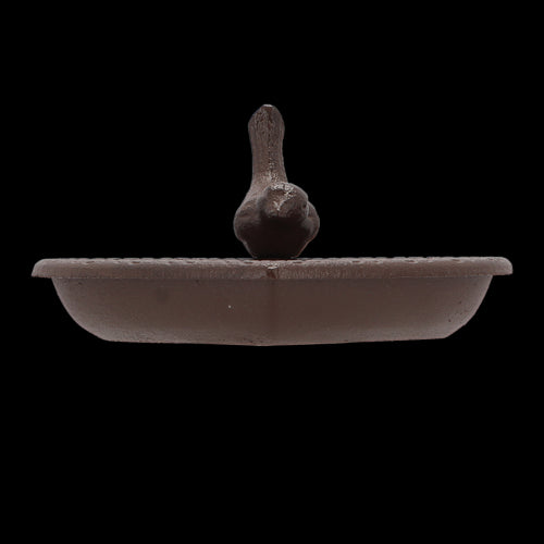 Bird Feeder/Bath - Cast Iron Heart 17cm (Set of 2)