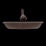 Bird Feeder/Bath - Cast Iron Heart 17cm (Set of 2)