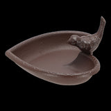 Bird Feeder/Bath - Cast Iron Heart 17cm (Set of 2)