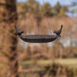Bird Bath - Hanging W/2 Birds (21 x 15 x 7.8cm)
