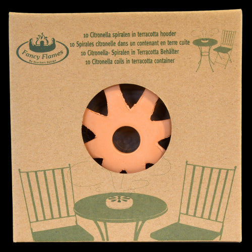 Citronella Coils - Terracotta (15 x 15 x 6cm)