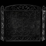 Fireplace Screen - Cast Iron Black (61 x 21 x 59cm)