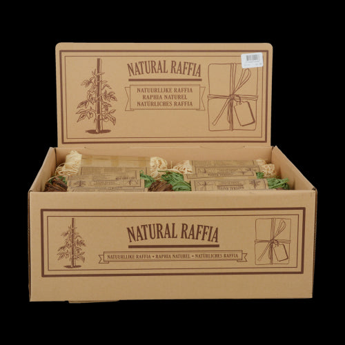 Raffia - 3 Colour Assorted (36pcs)