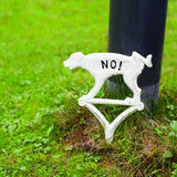 Sign - Dog Peeing No White (32cm)