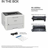 Brother HLL5210DW Monochrome Laser Printer - Fast, Wireless, Duplex, High-Volume Printing