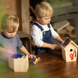 DIY Nesting Box W/Paint (14 x 11 x 20cm)