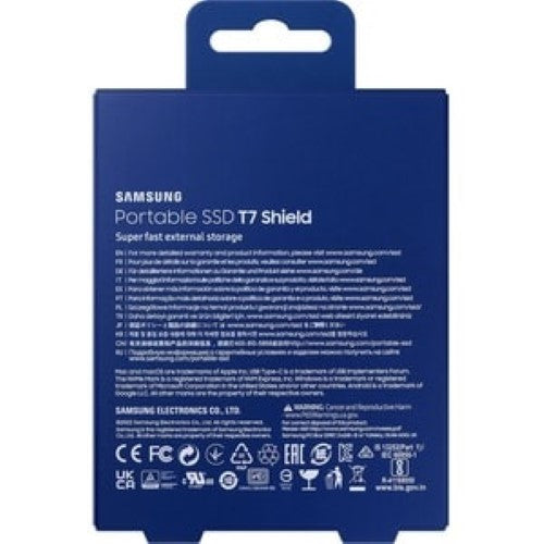 Samsung T7 Shield 1TB Portable SSD - Fast USB 3.2 Gen 2, Rugged & Secure Storage Solution