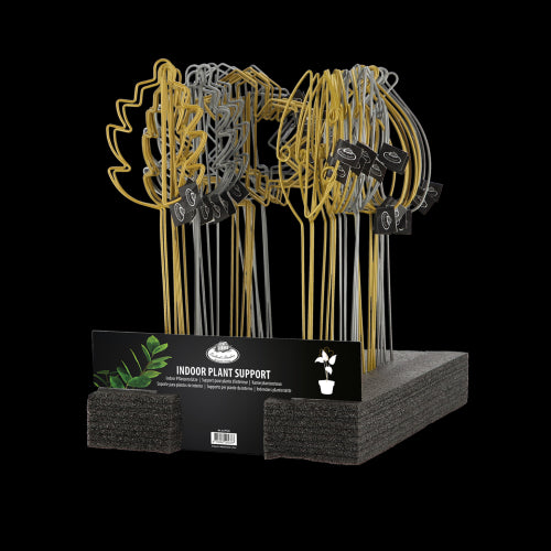 Indoor Plant Support Leaf - Ass. 37 x 10cm (8 Packs)