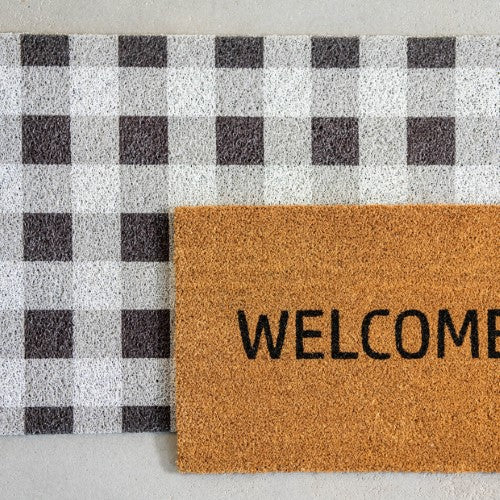 Loop Anti Slip Doormat - Checkered (90 x 60cm)