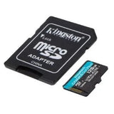 Kingston 128GB MicroSDXC Canvas Go Plus - 170MB/s U3 V30 - Waterproof, Shockproof Memory Card