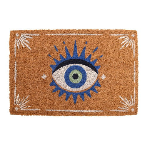 Natural All Seeing Eye Coir Doormat