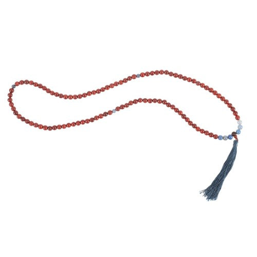 Communication Rosewood & Sodalite Mala Necklace