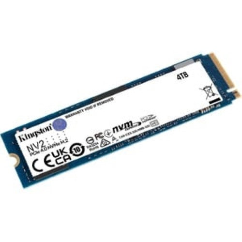 Kingston NV2 4TB M.2 2280 NVMe SSD - High-Speed PCIe 4.0 Storage Solution for Gaming & Content Creation