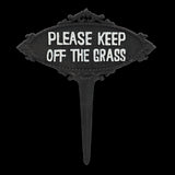 Sign - Keep Off The Grass (23cm)