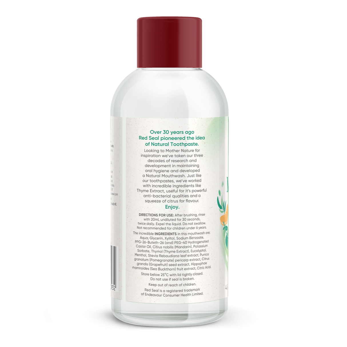 Red Seal Natural Mouthwash Thyme Extract 450mL