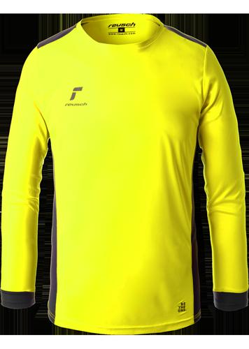 Reusch Match Longsleeve Padded Jersey Junior - Safety Yellow/Black - Medium