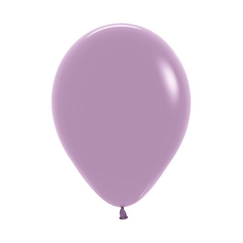 Pack of 100 Sempertex 30cm Pastel Dusk Lavender Latex Balloons for elegant event decorations.