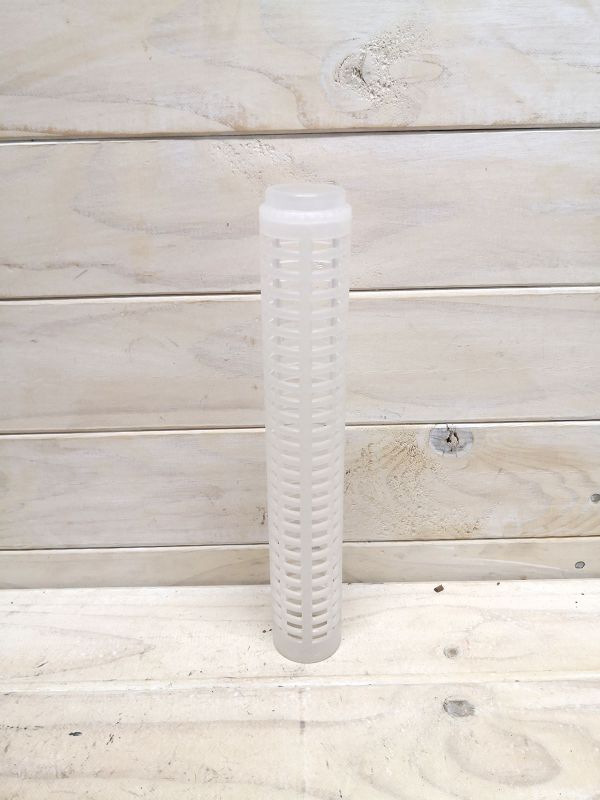Gardening  - 170mm x 40mm White Moss Tube  White