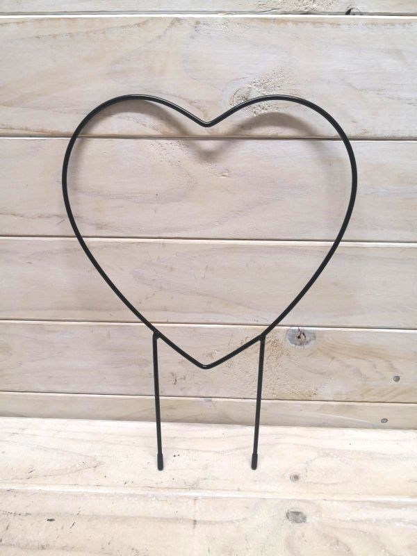 Heart Shape Metal Support Stake