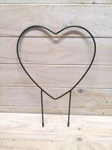 Heart Shape Metal Support Stake