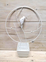 Round Shape Metal Support Stake with Bird