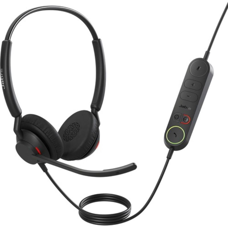 Jabra Engage 40 USB-C UC Headset - Inline Link Stereo with Call Control for Professionals