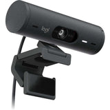 Logitech BRIO 505 4MP Video Conferencing Camera - 60fps, Graphite, USB-C, Ideal for Hybrid Work