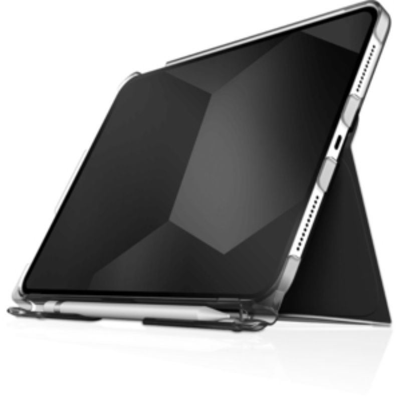 STM Studio Black iPad Case for 10th Gen - Stylish Protection & Multi-Position Stand