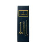 CANDLE CARE KIT - BLACK STAINLESS STEEL